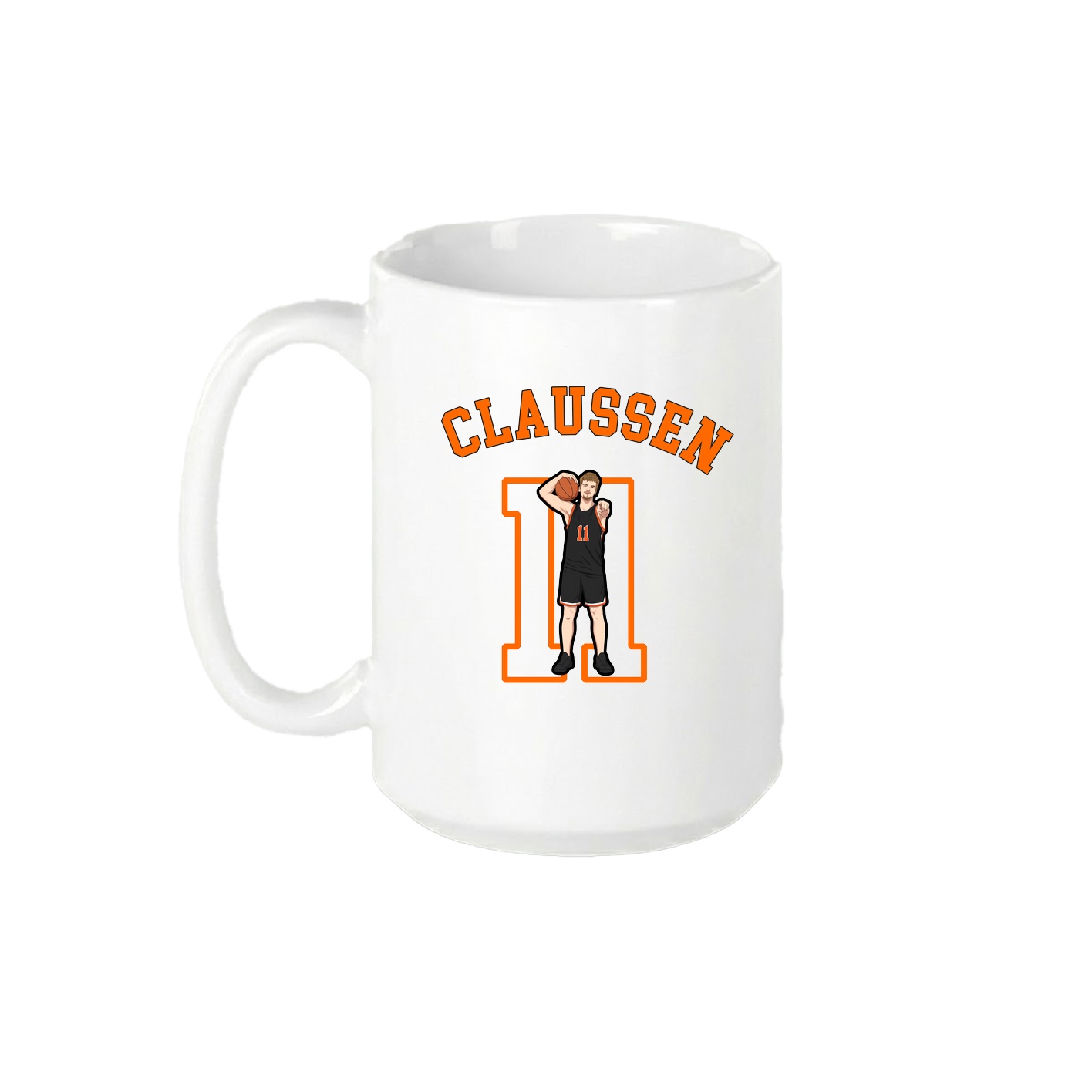 15oz Coffee Mug — Shirsey Arch in White