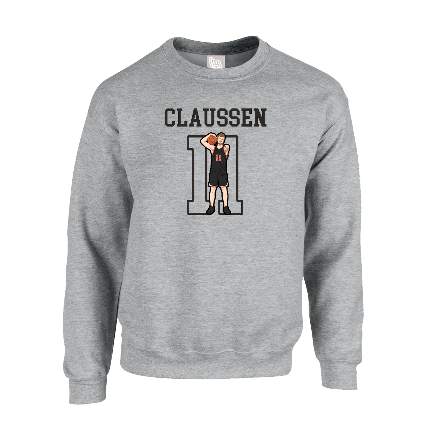 Fleece Crew — Shirsey in Grey