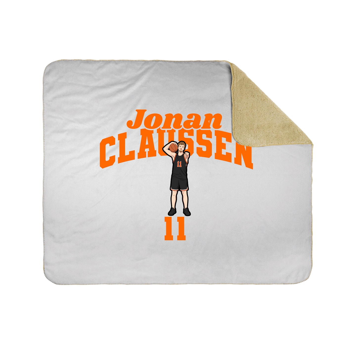 Throw Blanket — Signature Arch in White