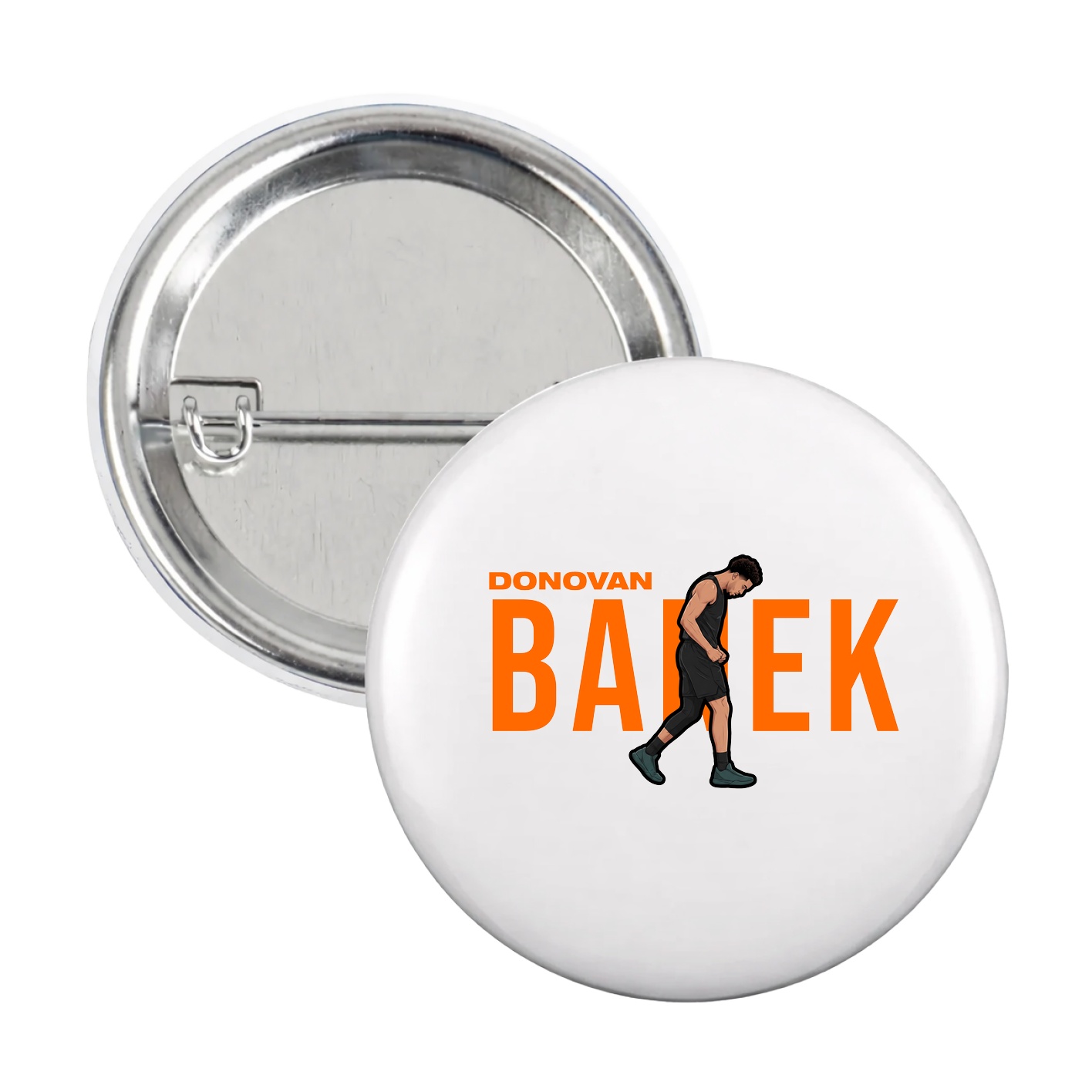 Game Day Button — Player Name in White
