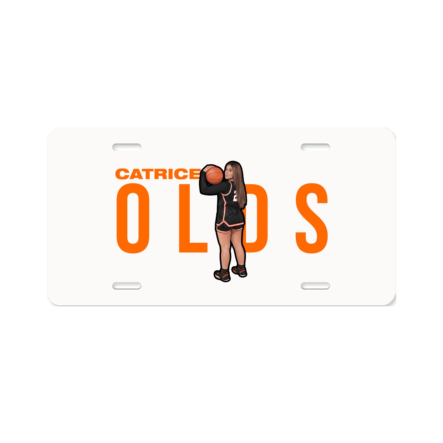 License Plate — Player Name in Classic
