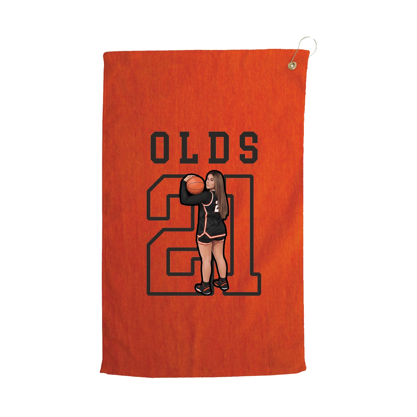 Golf Towel — Shirsey in Orange