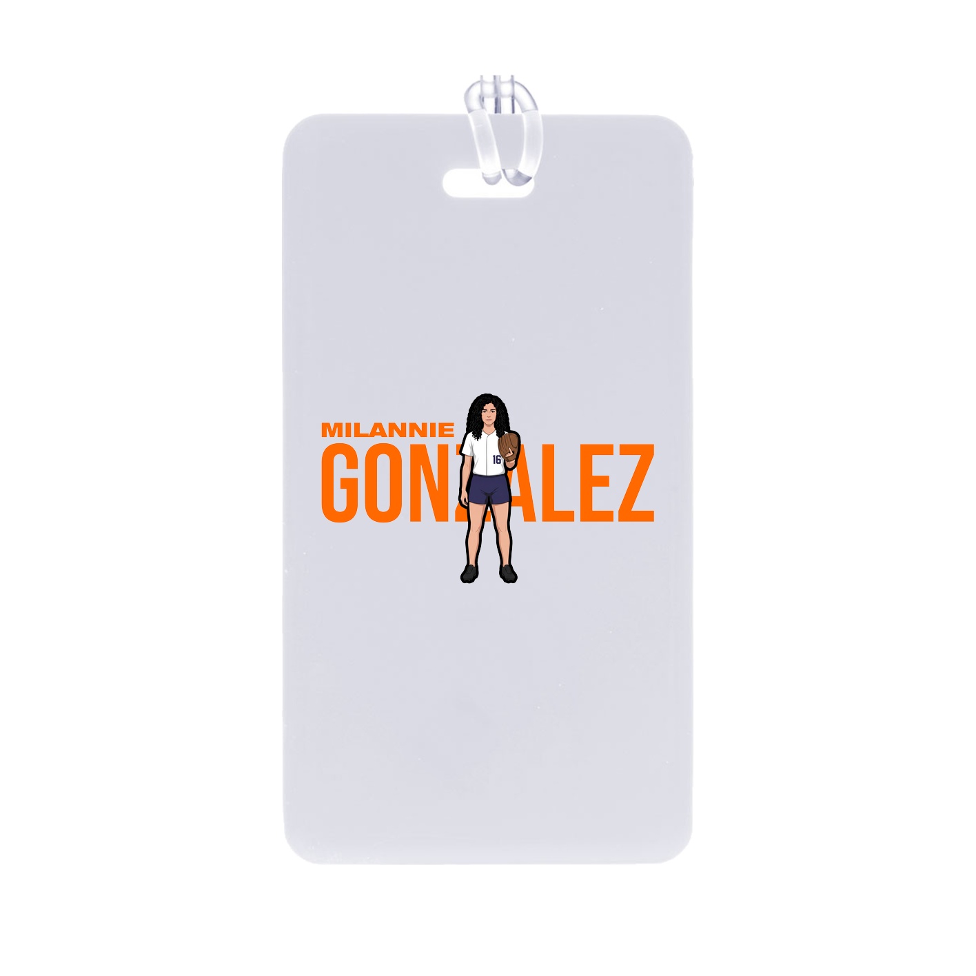 Bag Tag — Player Name in Classic