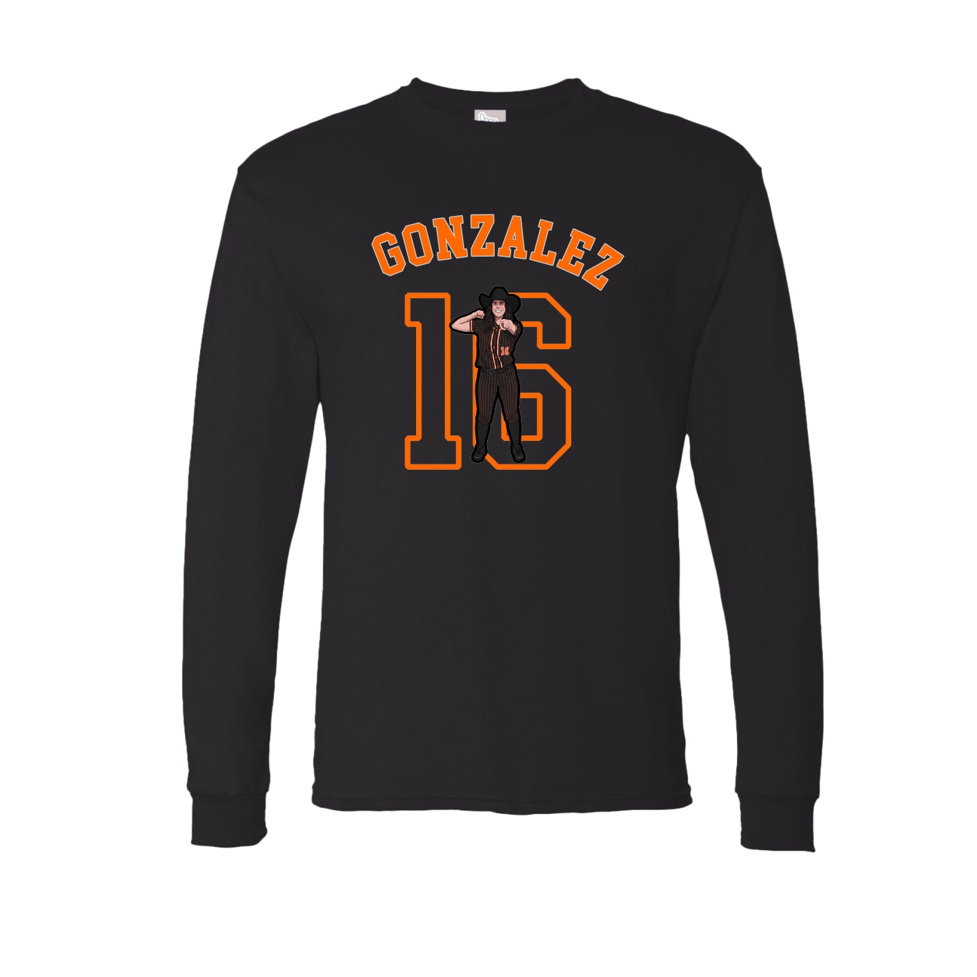 Long Sleeve Tee — Shirsey Arch in Black