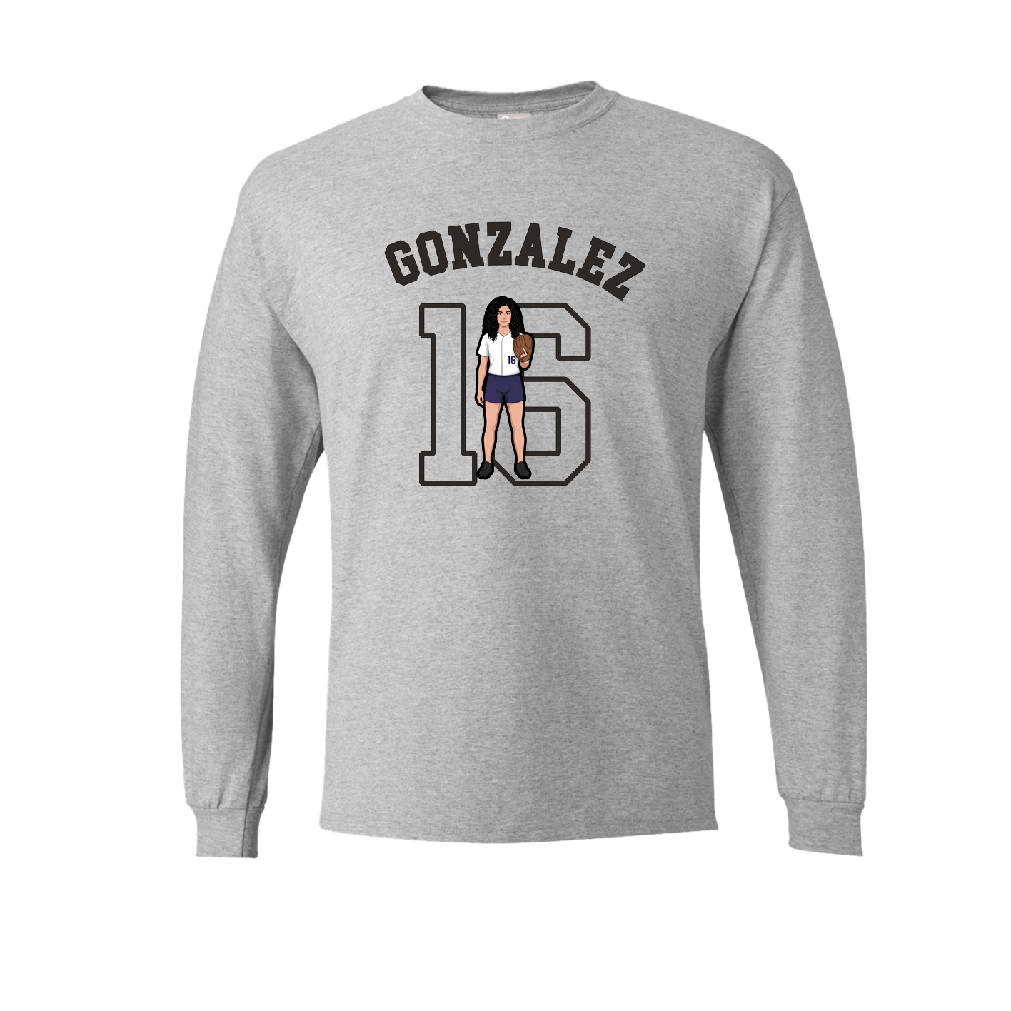 Long Sleeve Tee — Shirsey Arch in Grey
