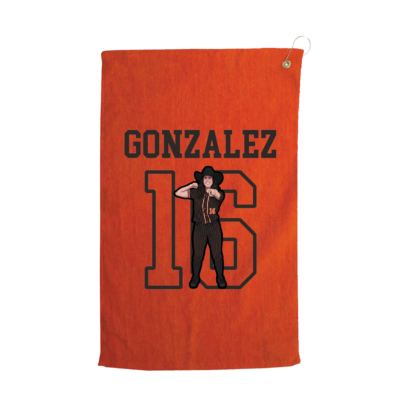 Golf Towel — Shirsey in Orange