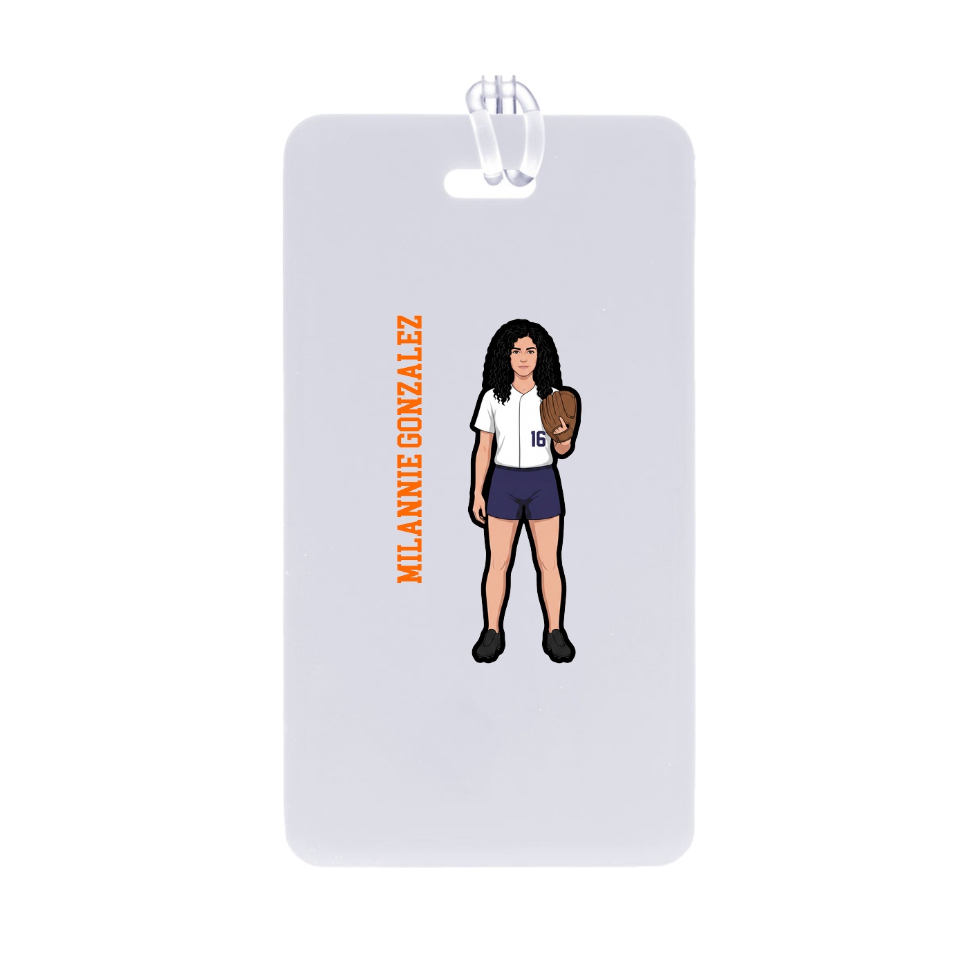 Bag Tag — Name Vertical in Classic