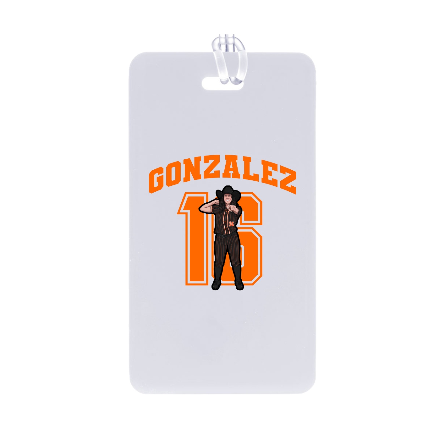 Bag Tag — Number in Classic