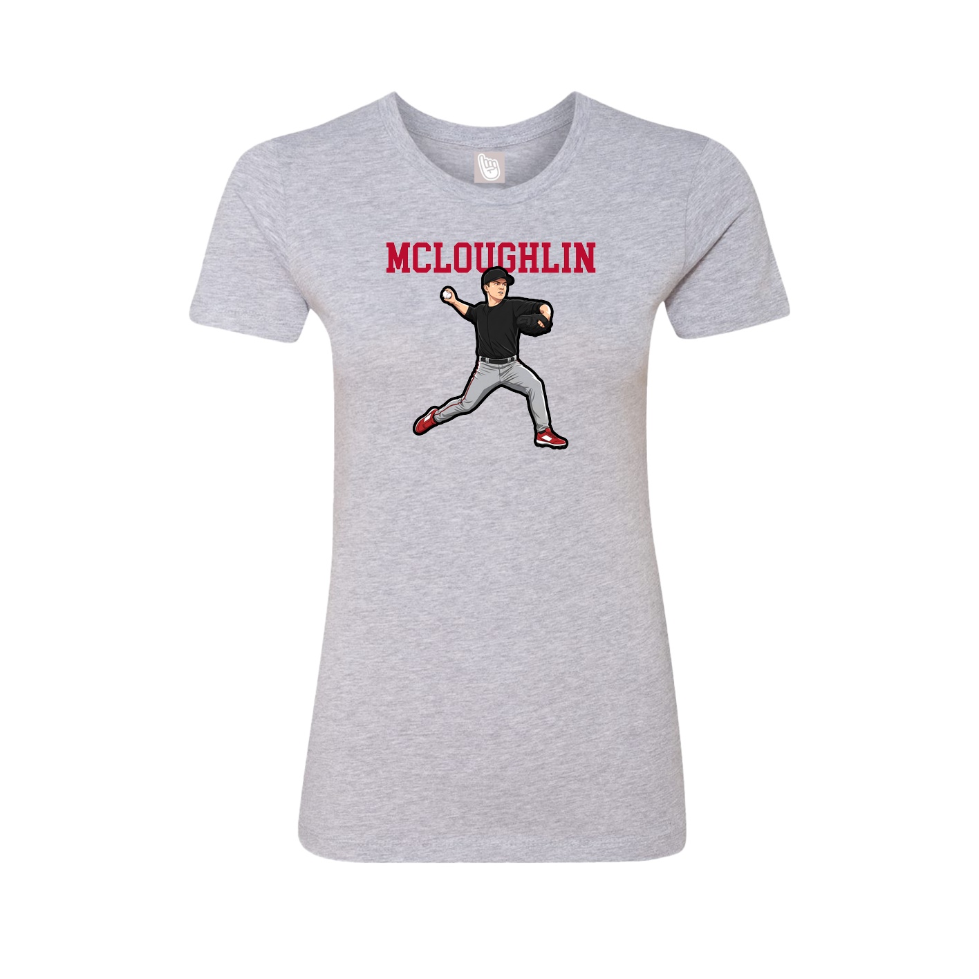Fitted Women's Tee — Shirsey in Grey