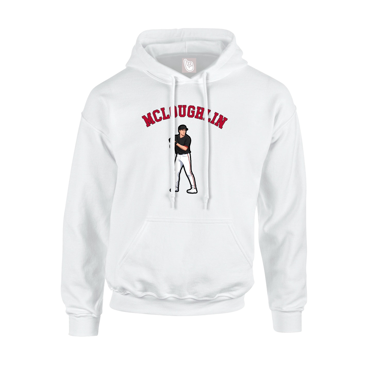 Hoodie — Shirsey Arch in White