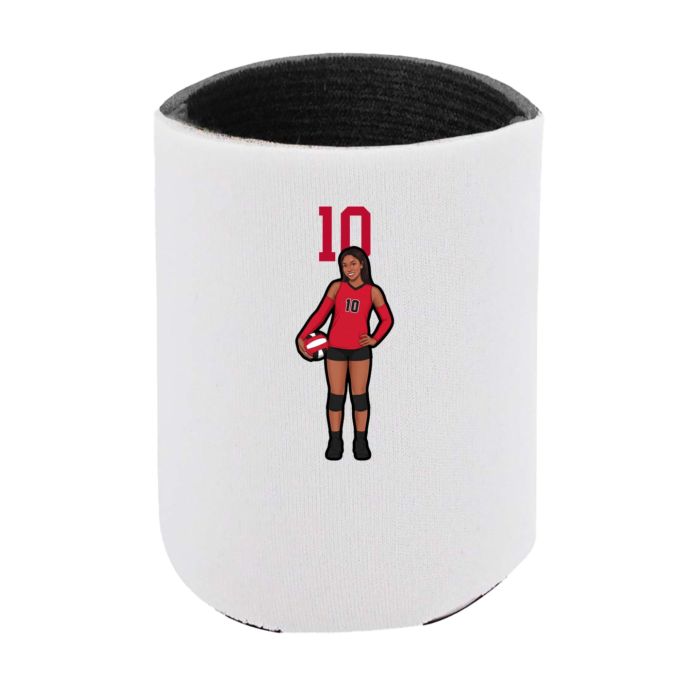 Can Holder — Number Top in White