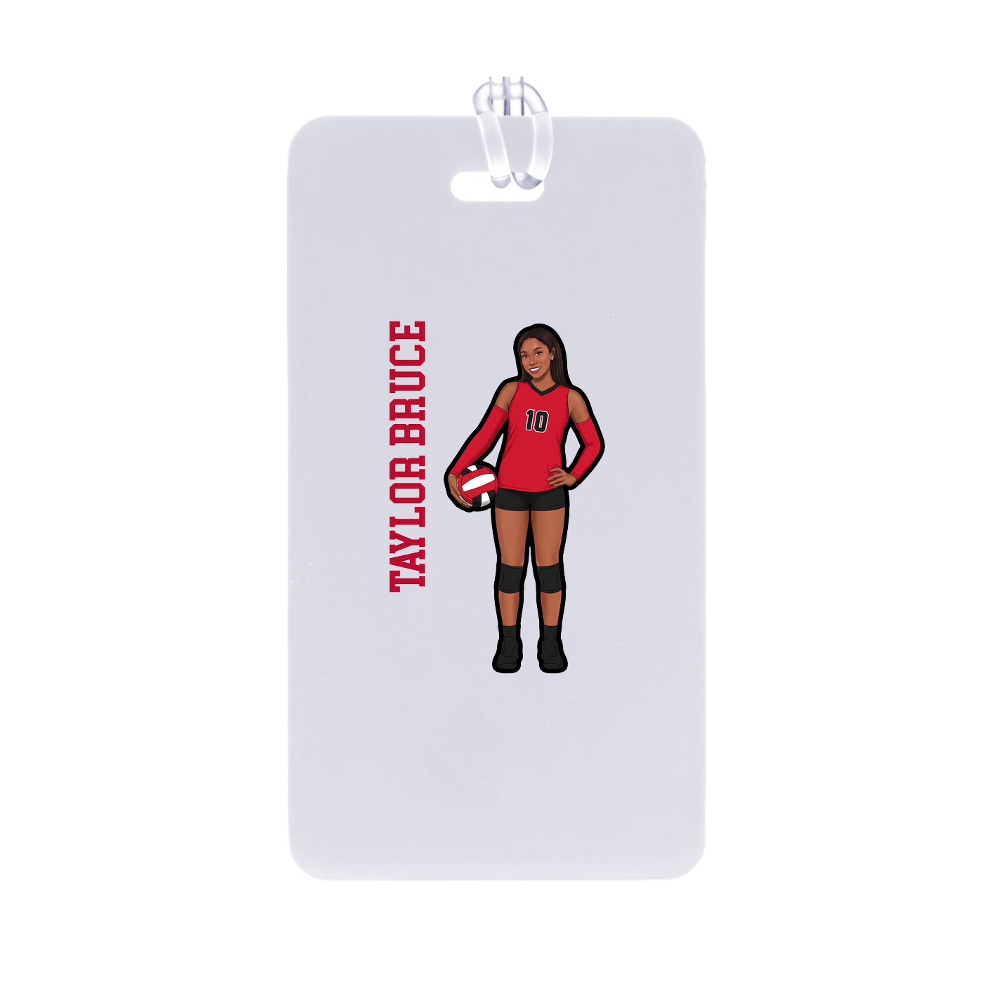 Bag Tag — Name Vertical in Classic