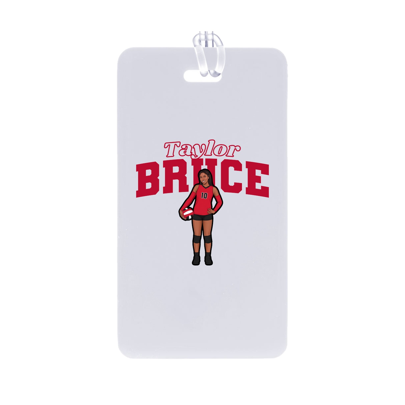 Bag Tag — Name Arch in Classic