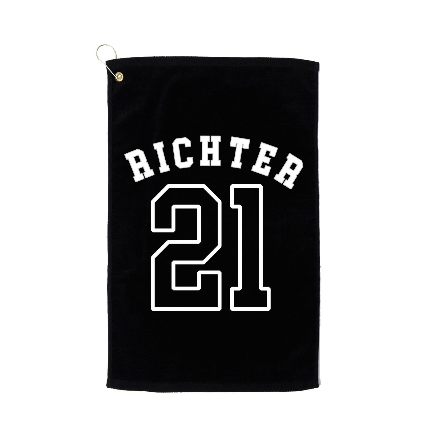 Golf Towel — Shirsey Arch in Black