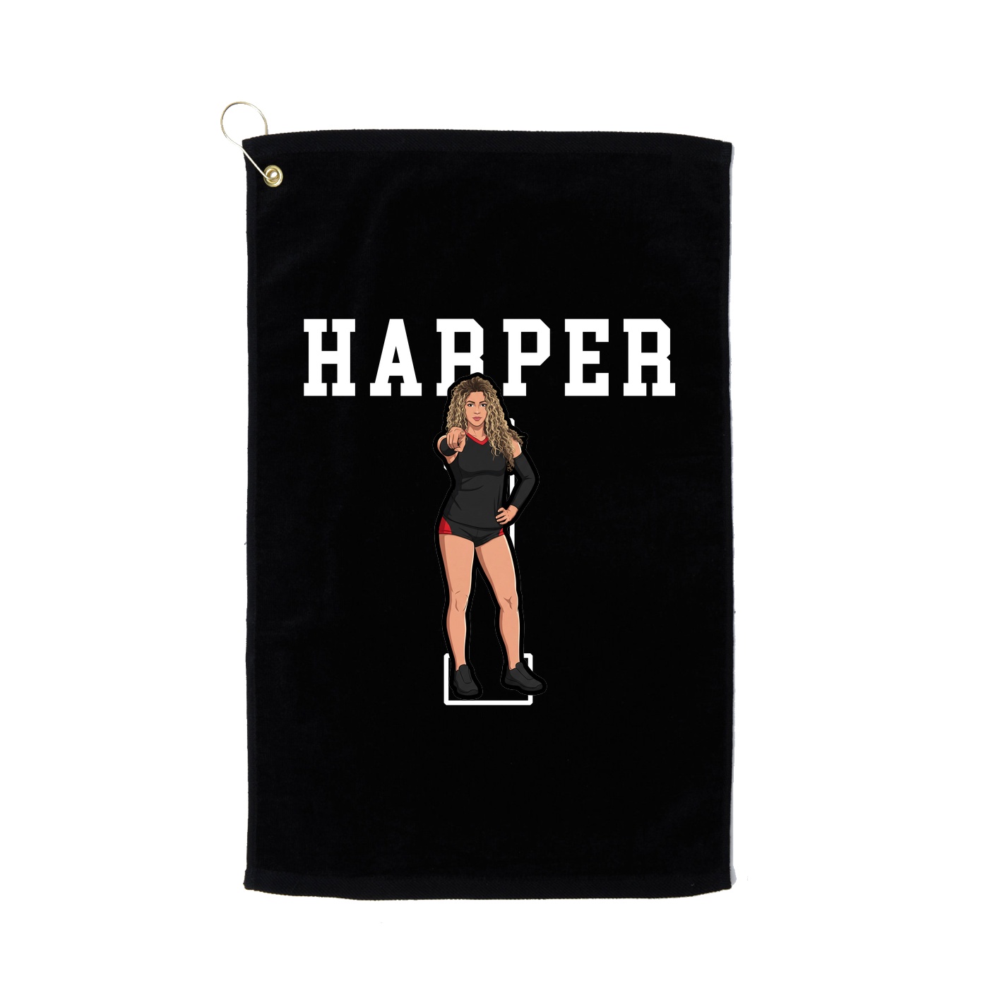 Golf Towel — Shirsey in Black