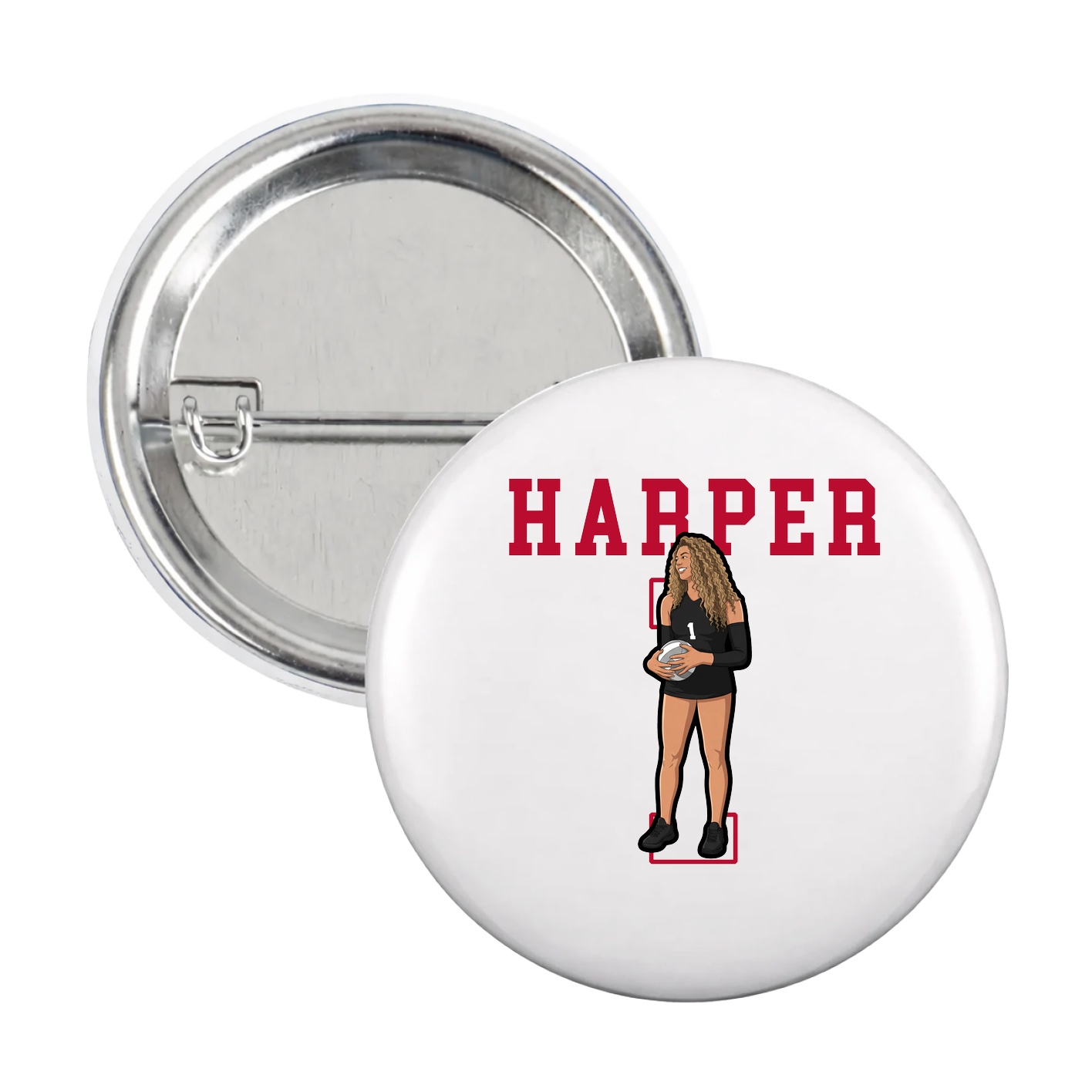 Game Day Button — Shirsey in White