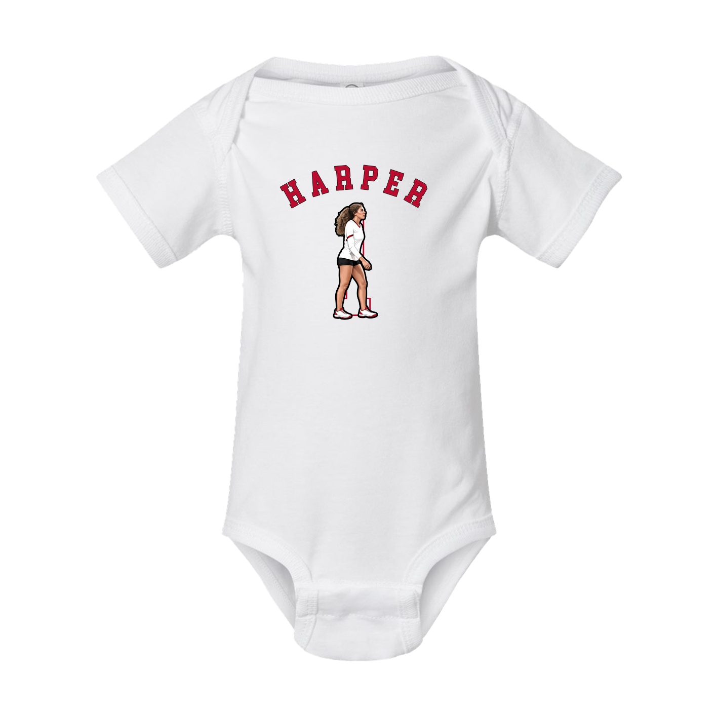 Baby Onesie — Shirsey Arch in White