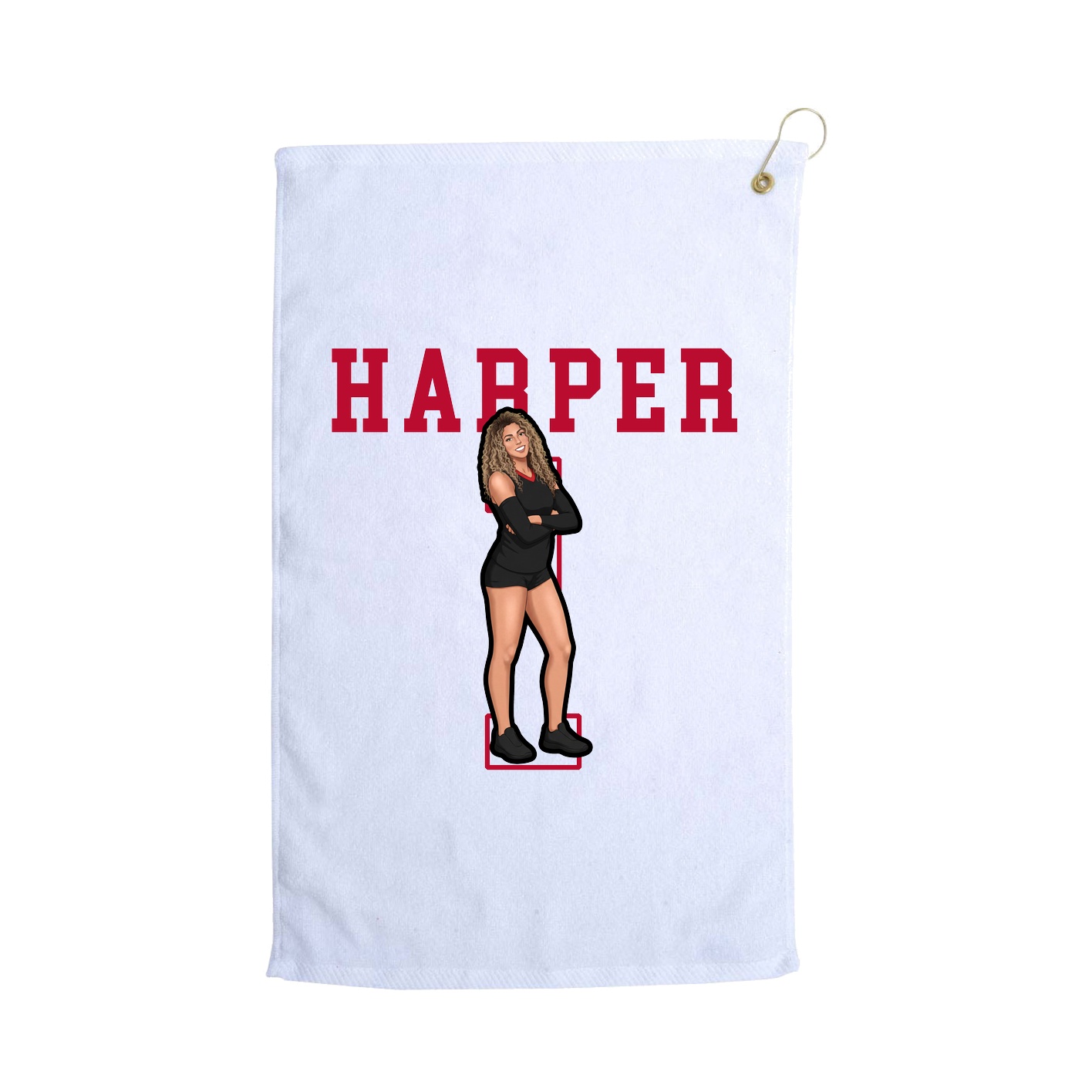Golf Towel — Shirsey in White