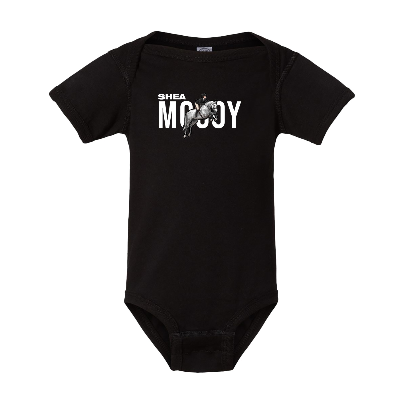 Baby Onesie — Player Name in Black