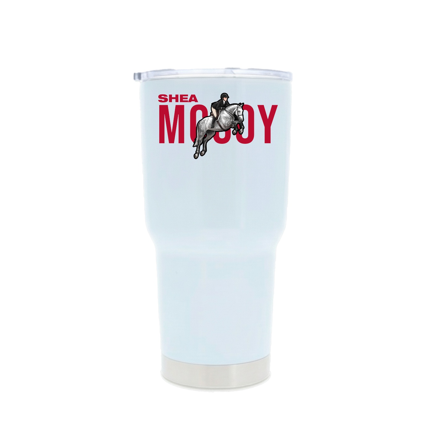 30oz Stainless Steel Tumbler — Player Name in White