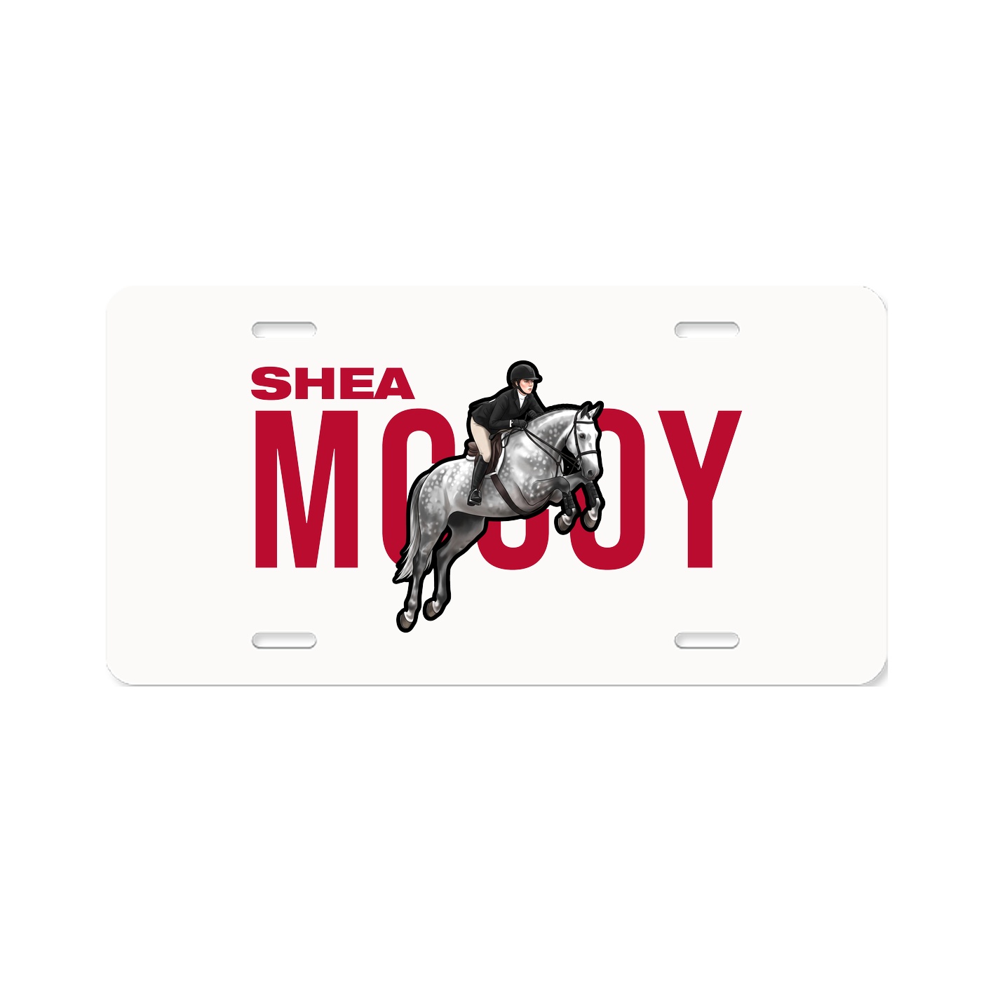 License Plate — Player Name in Classic