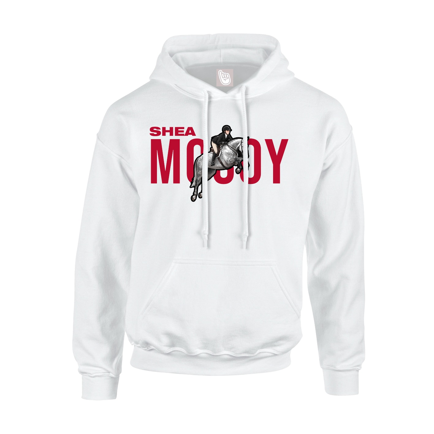 Hoodie — Player Name in White