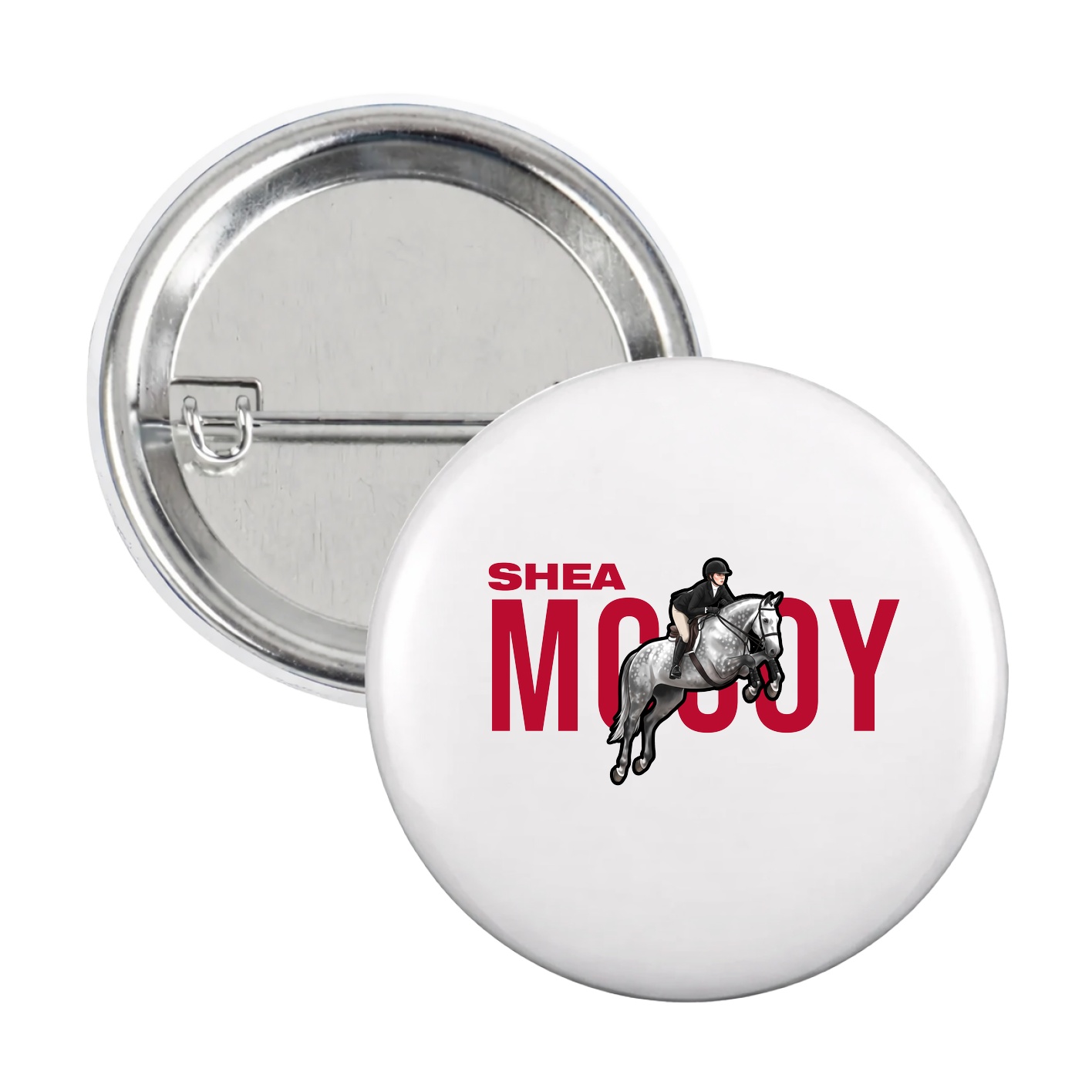 Game Day Button — Player Name in White