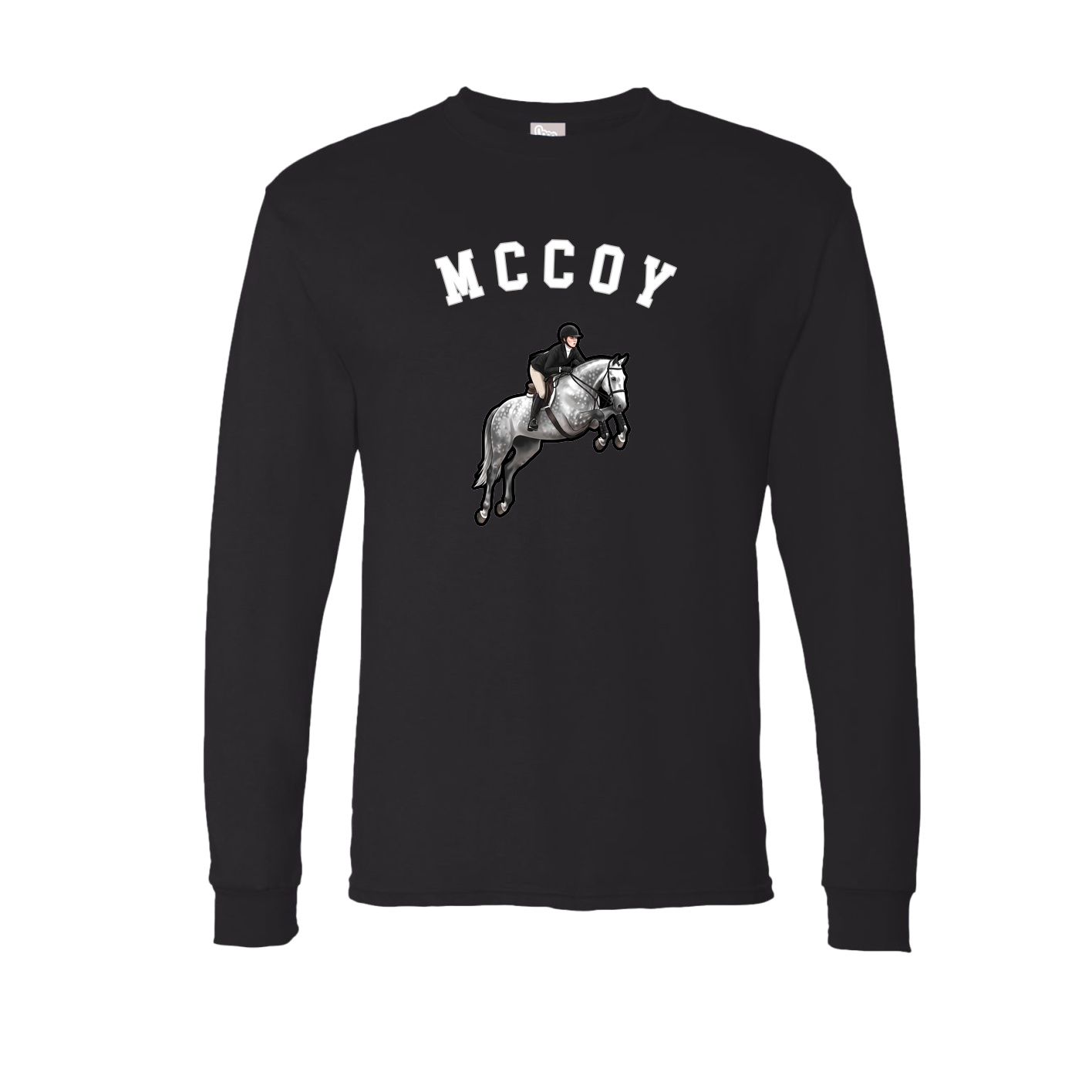 Long Sleeve Tee — Shirsey Arch in Black