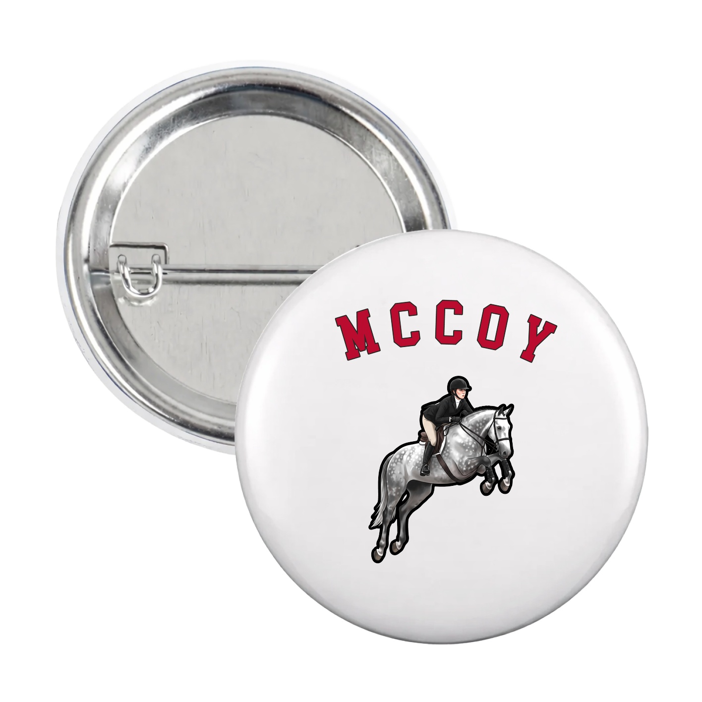 Game Day Button — Shirsey Arch in White