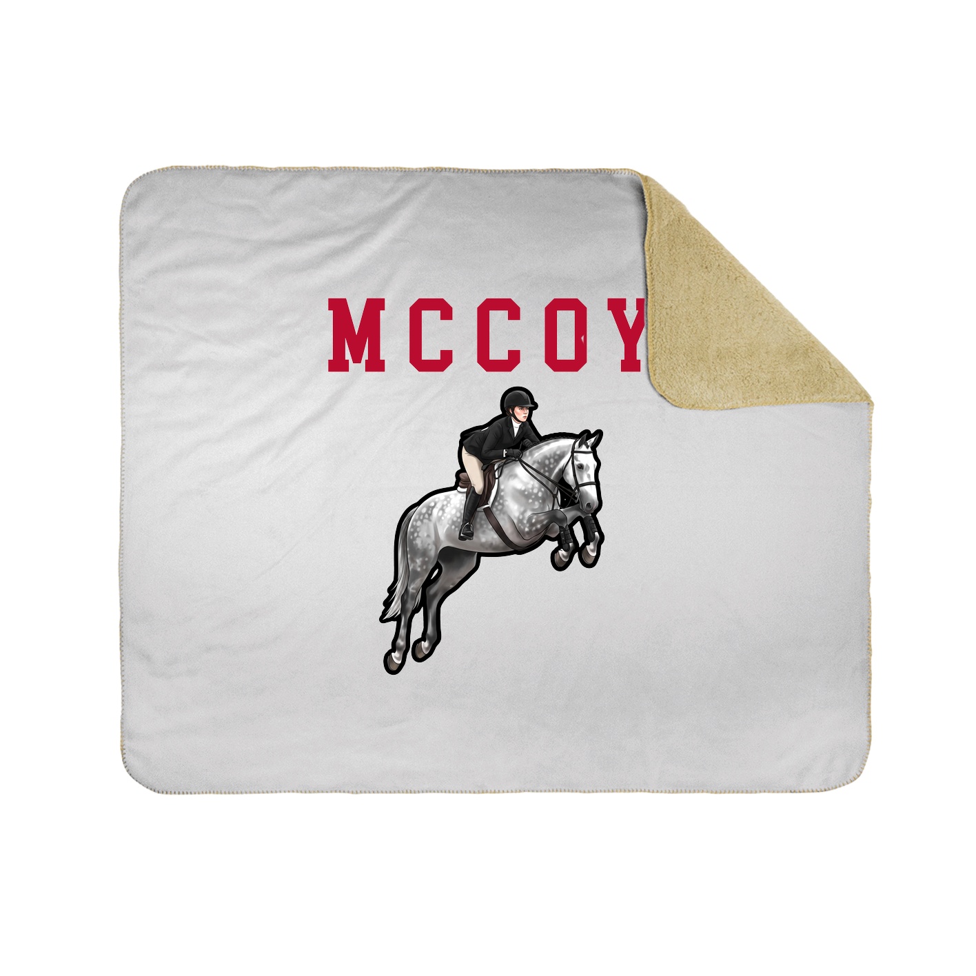 Throw Blanket — Shirsey in White