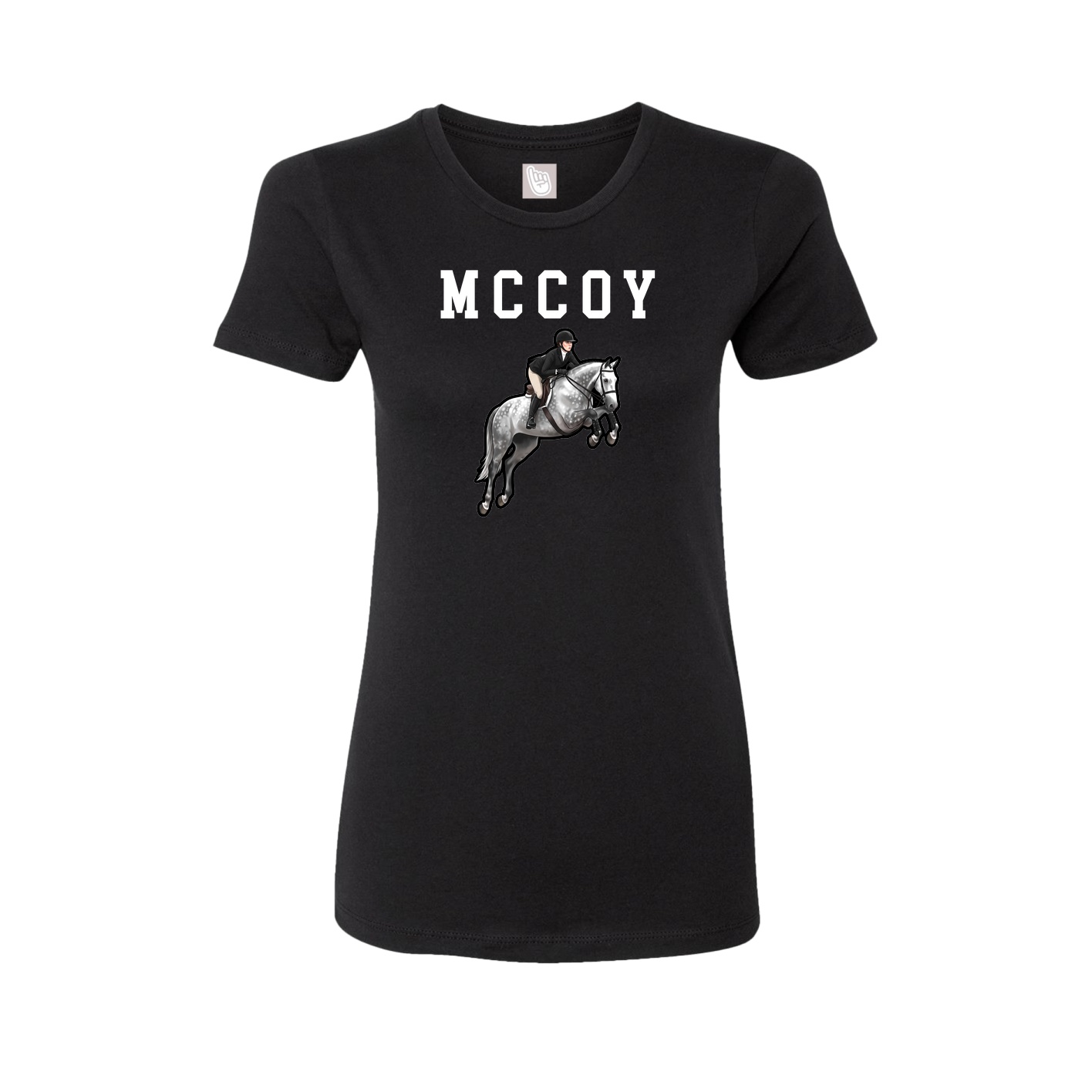 Fitted Women's Tee — Shirsey in Black