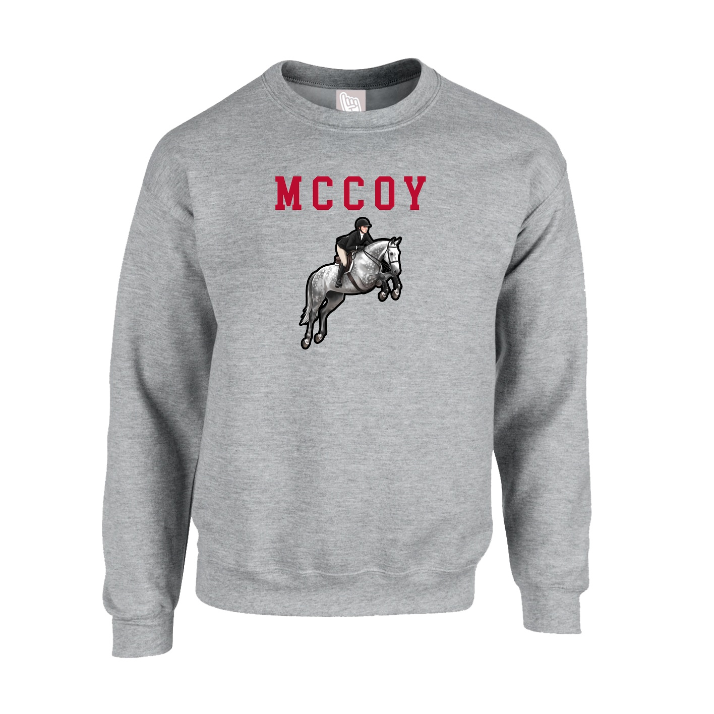 Fleece Crew — Shirsey in Grey
