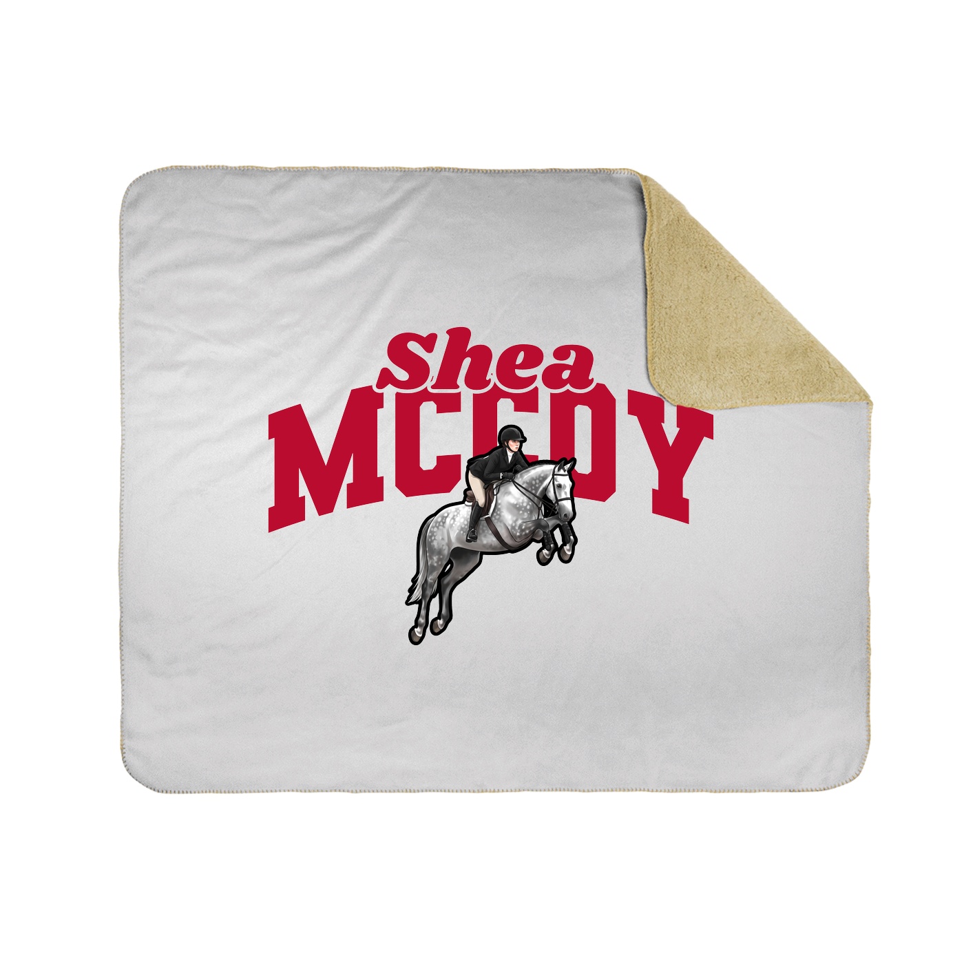Throw Blanket — Signature Arch in White