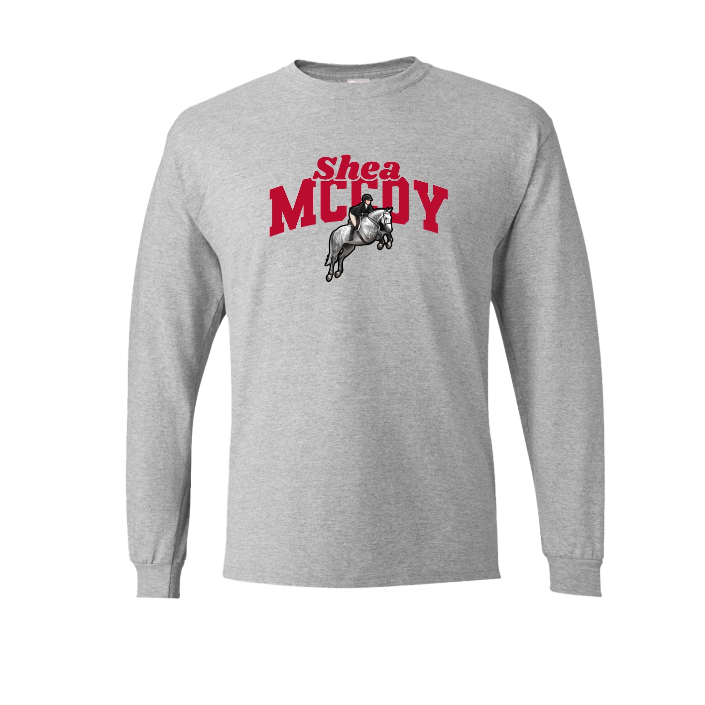 Long Sleeve Tee — Signature Arch in Grey
