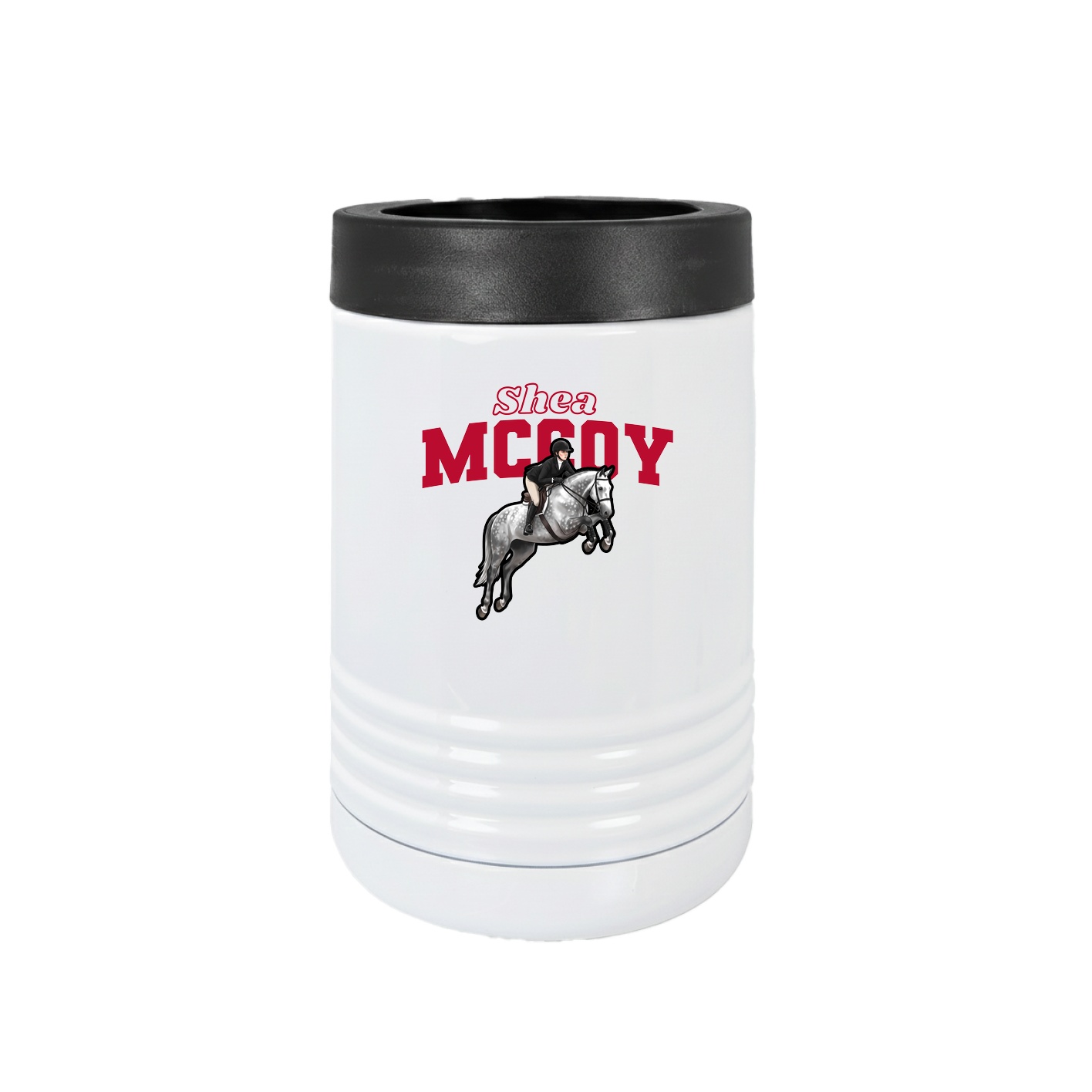 Beverage Holder — Name Arch in White