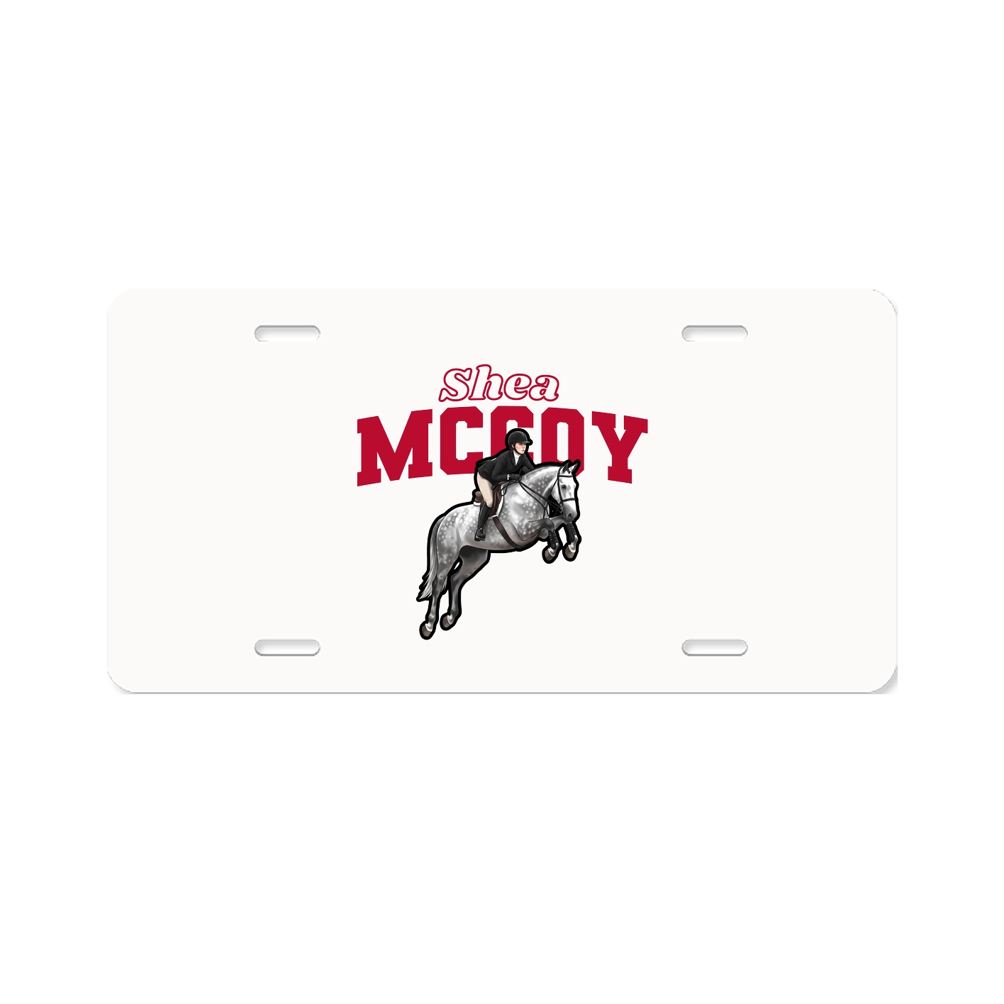 License Plate — Name Arch in Classic