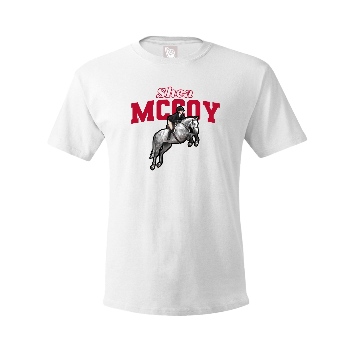 Tee — Name Arch in White