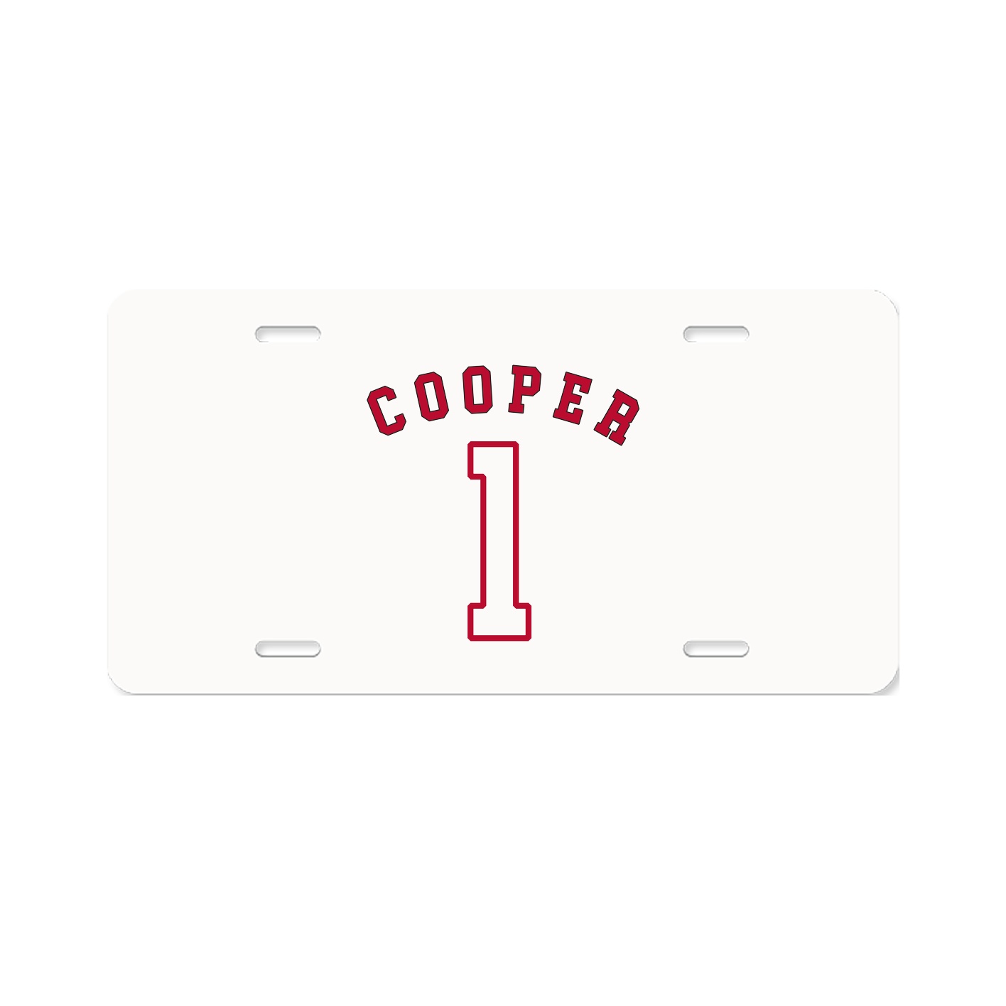 License Plate — Shirsey Arch in Classic