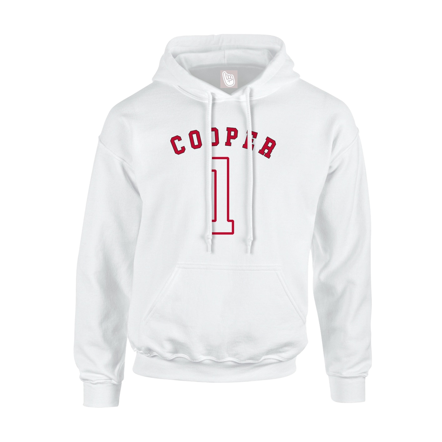Hoodie — Shirsey Arch in White