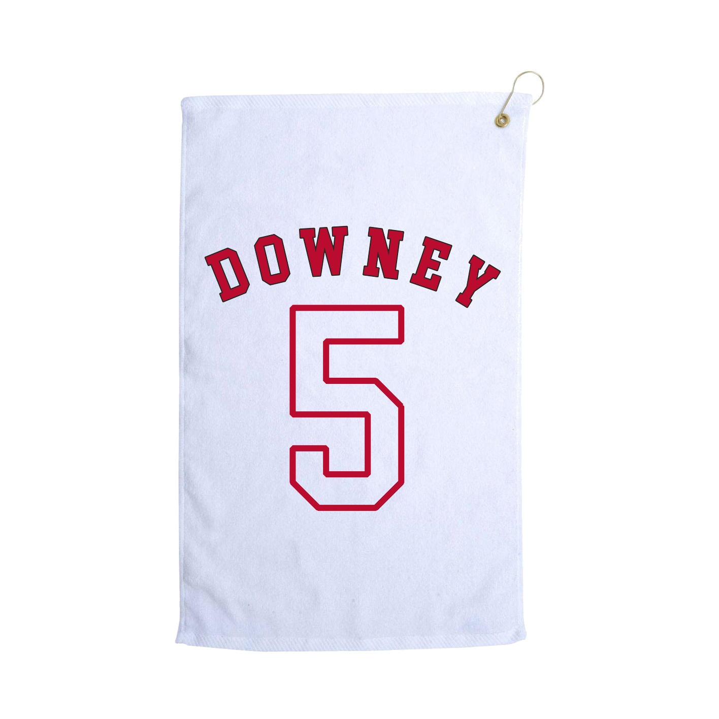 Golf Towel — Shirsey Arch in White