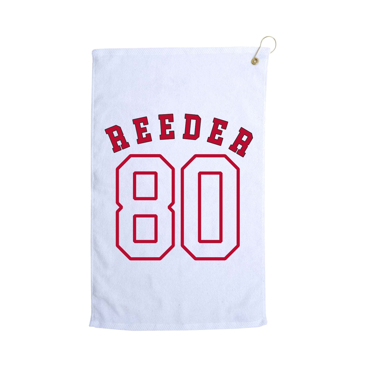 Golf Towel — Shirsey Arch in White