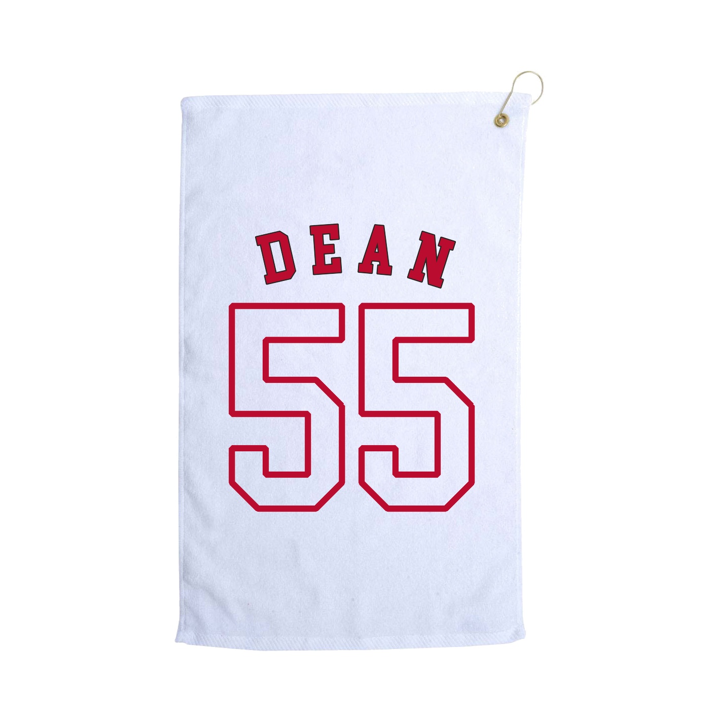 Golf Towel — Shirsey Arch in White