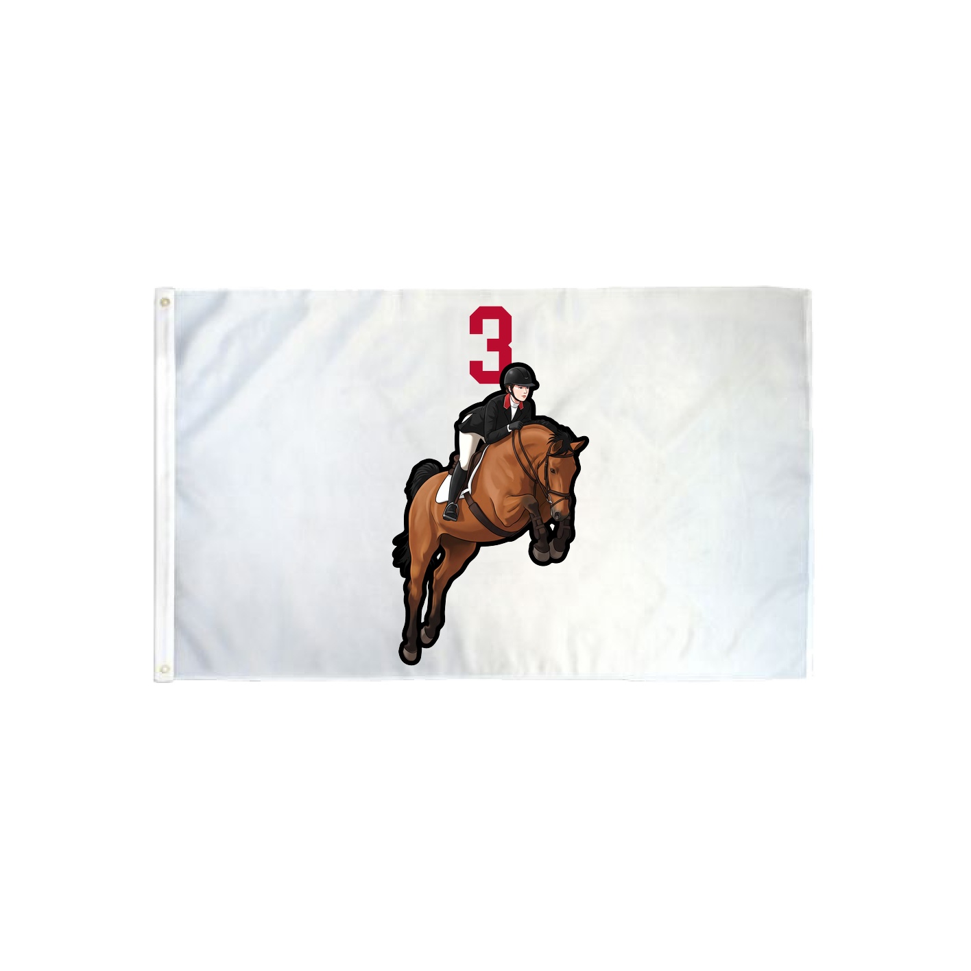 3x5 Flag — Number Top in Classic
