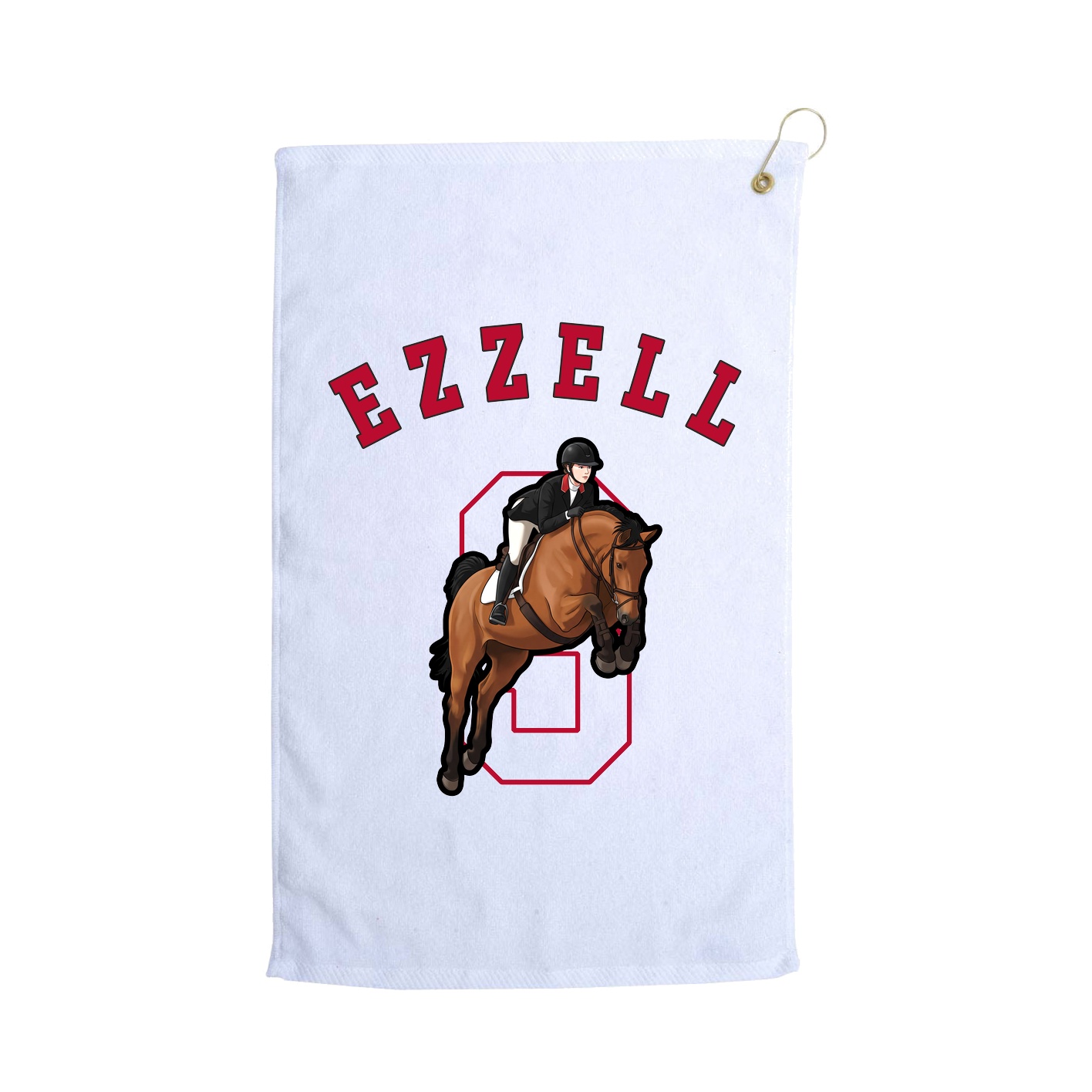 Golf Towel — Shirsey Arch in White