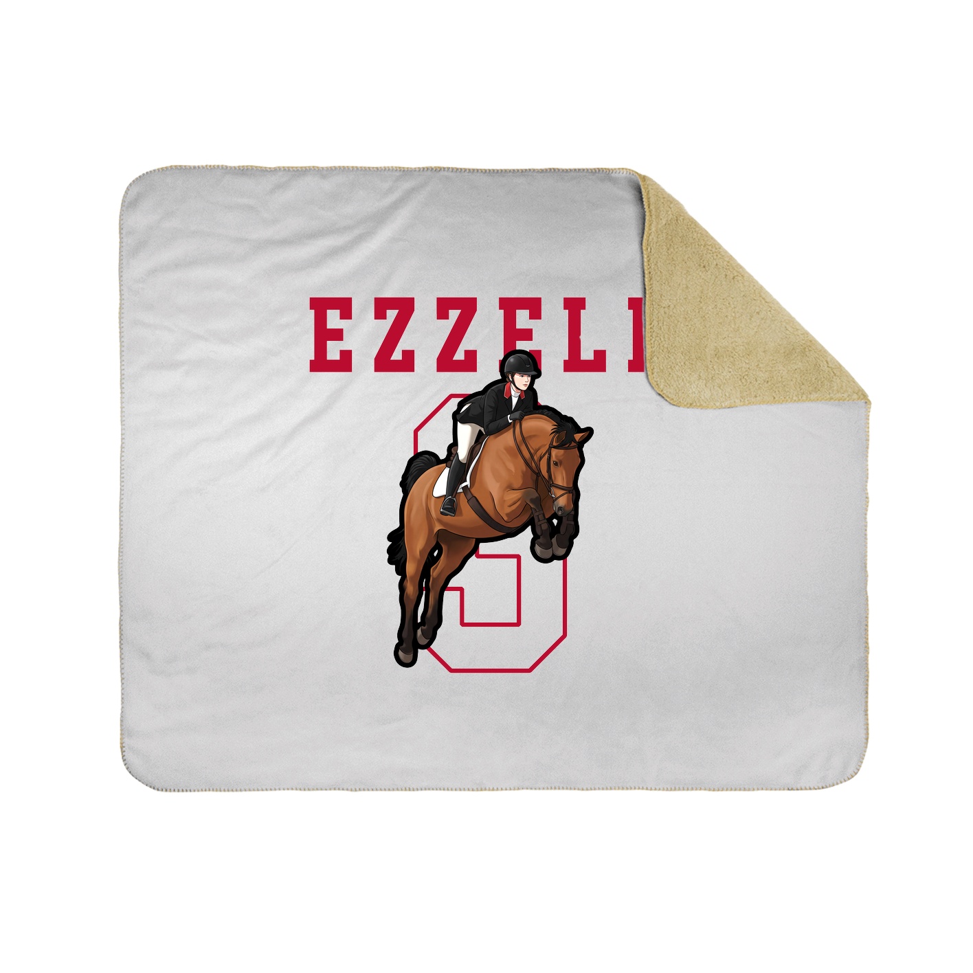 50x60 Sherpa Lined Throw Blanket