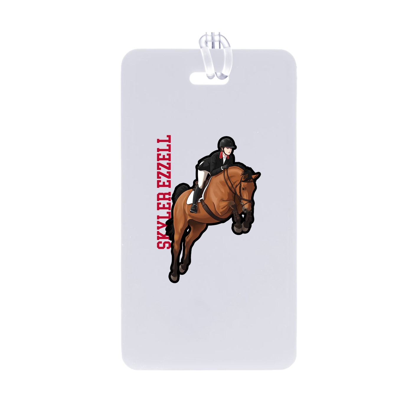 Bag Tag — Name Vertical in Classic