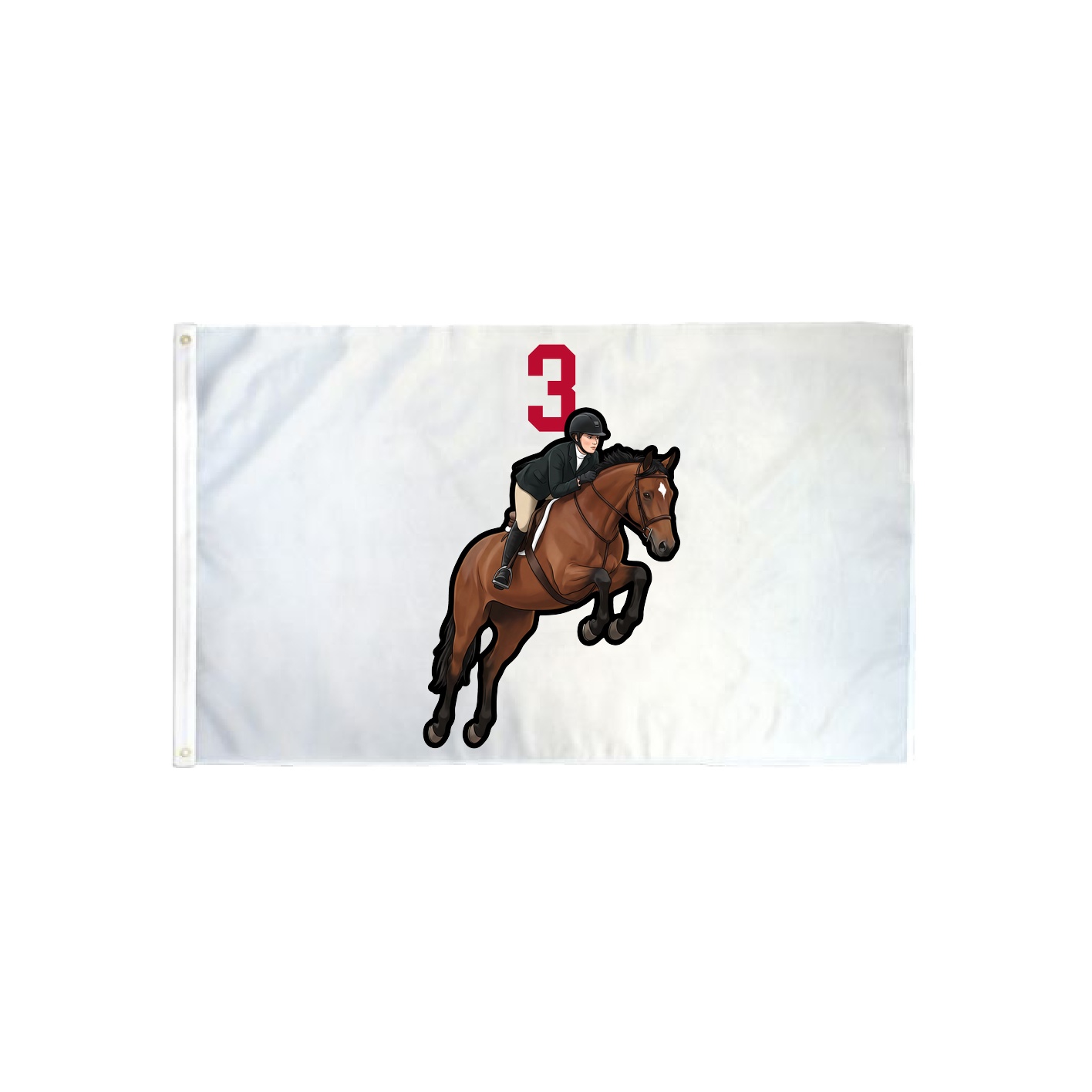 3x5 Flag — Number Top in Classic