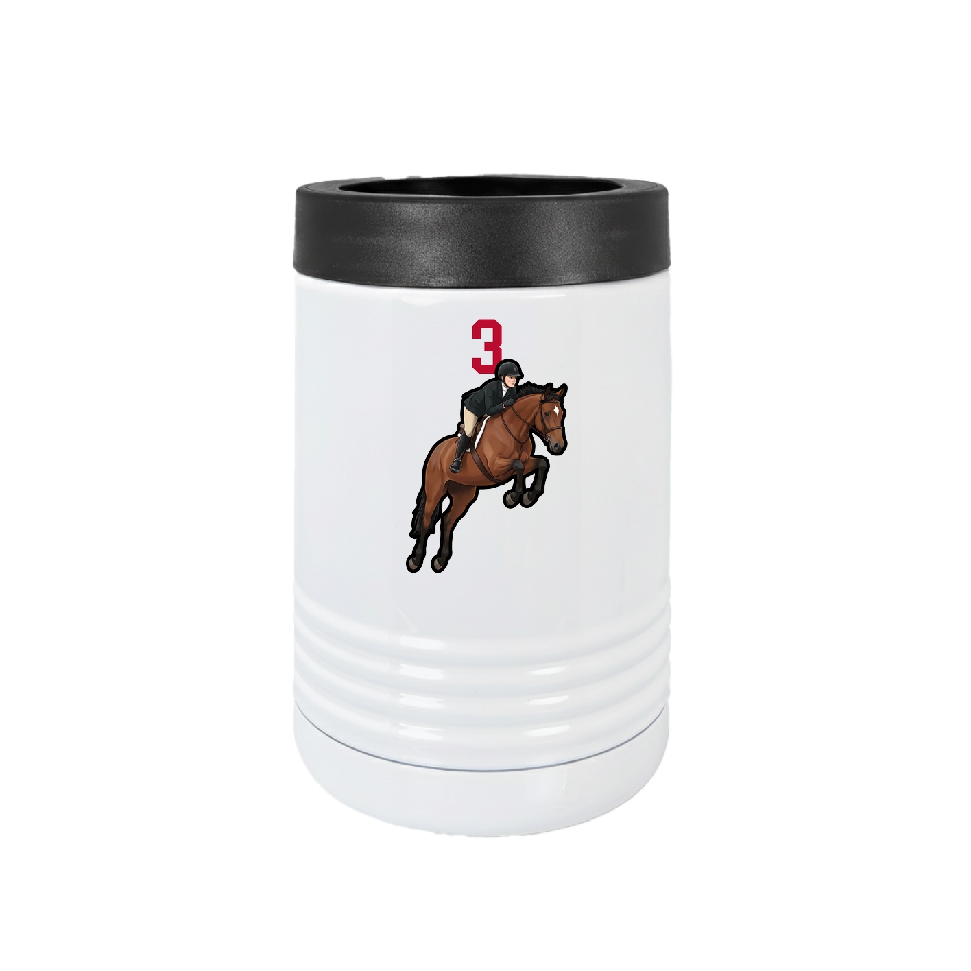 Beverage Holder — Number Top in White