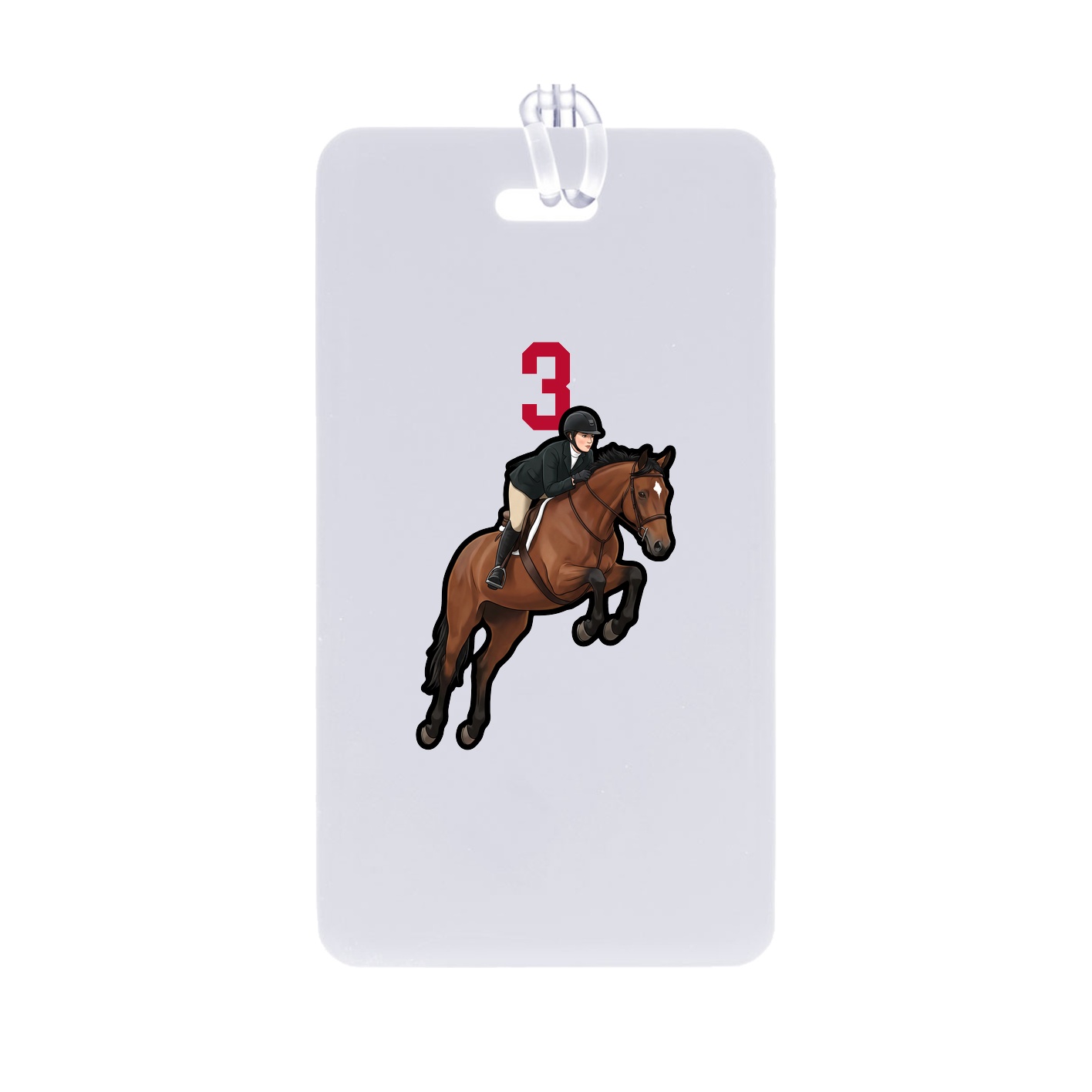 Bag Tag — Number Top in Classic
