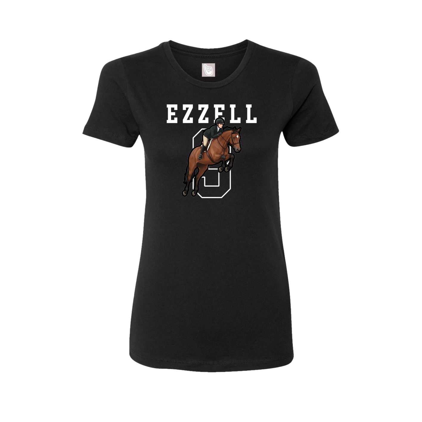Fitted Women's Tee — Shirsey in Black